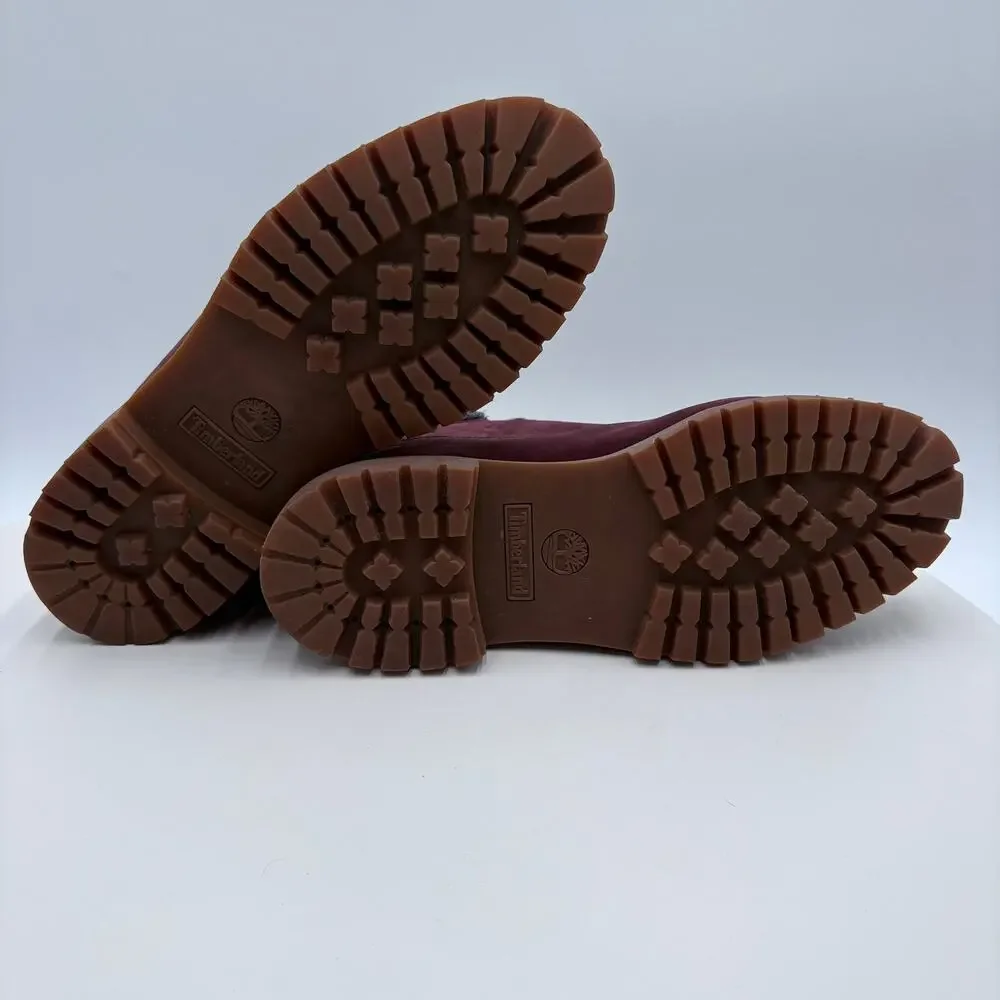 Timberland Men's burgundy boots - Picture 6 of 7